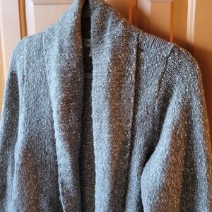 St. John's Bay Textured Gray Cardigan